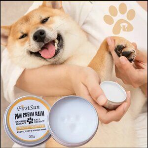 FirstSun Paw Cream Balm with Bamboo & Kale Extract Dog Cat Pet Care